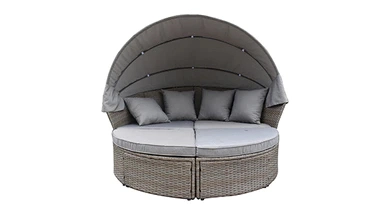 DY-BD-RB_60013 Round Patio Daybed