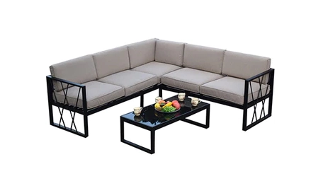 outdoor sofa with cushion