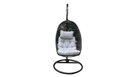 patio egg chair with stand