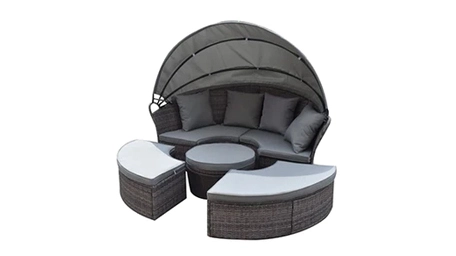 circle patio daybed